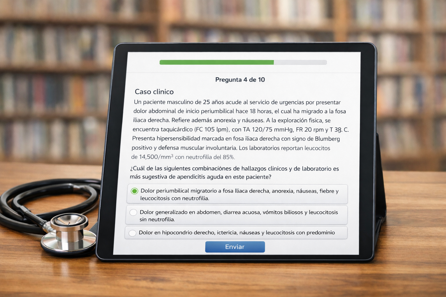 Imagen de portada para Simulador EGEL Medicina GRATIS: Prueba 20 Preguntas Ahora